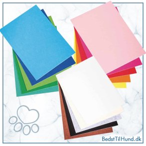  Filt m/kl�b, 5 farver