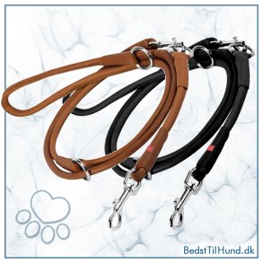 Rundsyet l�der dressurline, 10mm