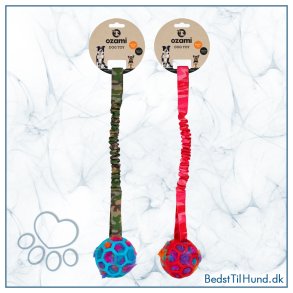 Camouflagefarvet Play-n-tug Bold med knitrelyd