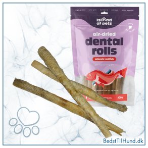 Island of Pets, luftt�rrede dental-ruller af atlantisk r�dfisk, 100 g
