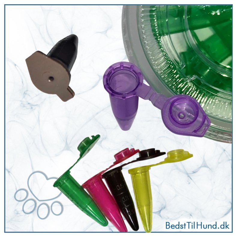 Nose Work Duftbeholder, 2 huller 10 stk. (0,5 ml)
