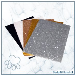 Filtmix med glitter (5 farver)