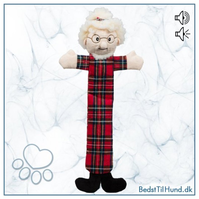 Hugglehounds Long and Lovelie Fleece Mrs. Claus