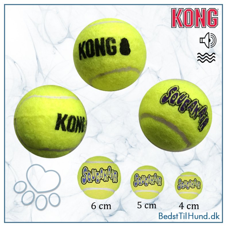 KONG 3 stk. Tennisbolde