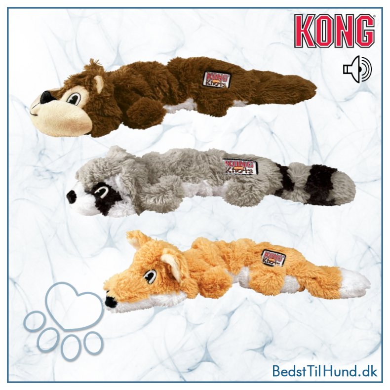 KONG Scrunch Knots Dyr, S