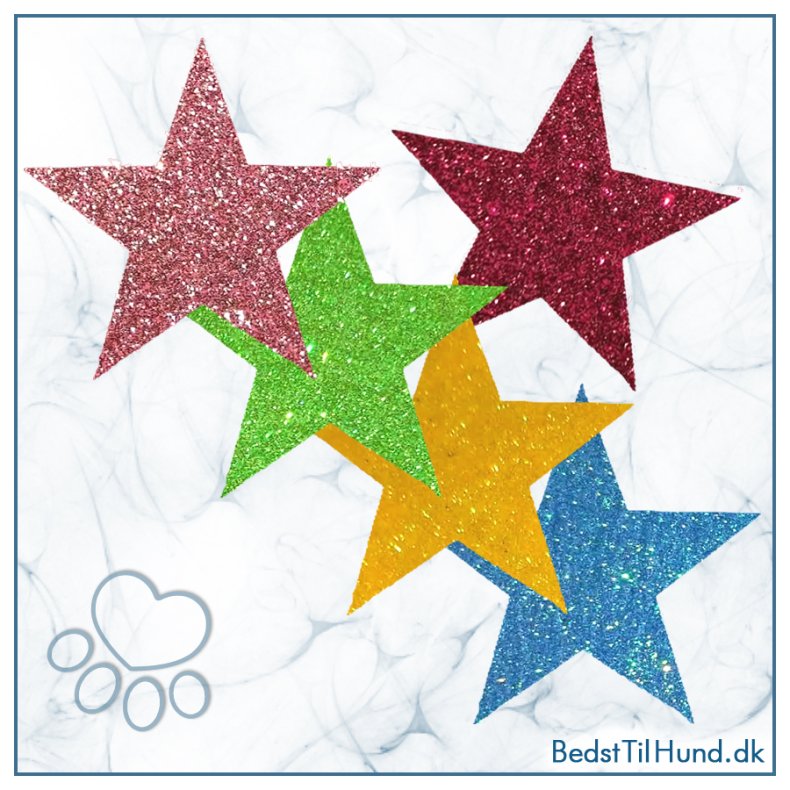 Filt uden kl�b med glitter