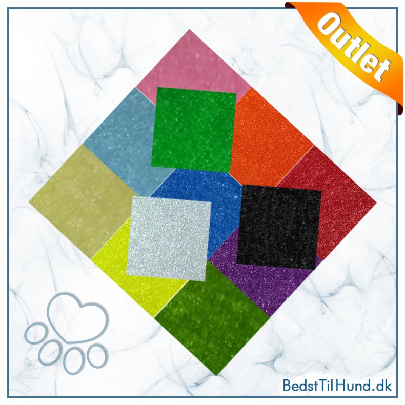 Filt m/kl�b, 12 farver