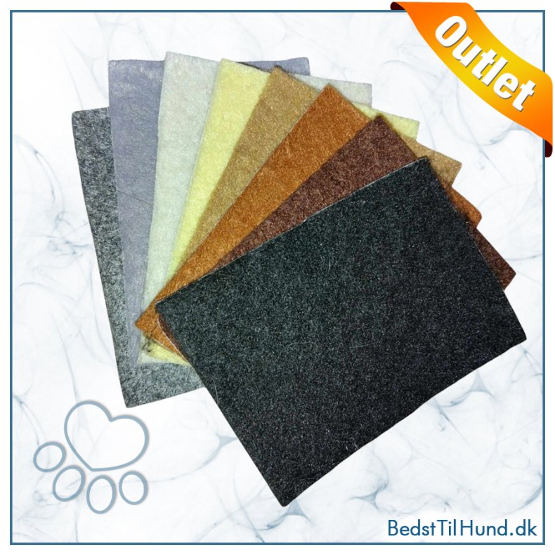 Filt m/kl�b, Naturfarver