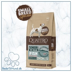 Quattro Super Premium No Grain Small Breed Senior, diet, 7kg