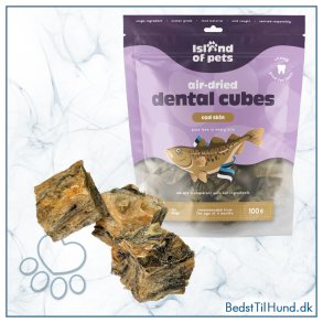 Island of Pets, luftt�rrede terninger af torskeskind, 200g