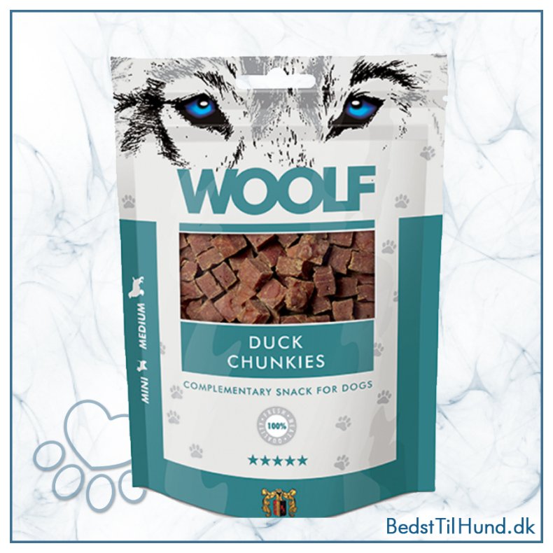 Woolf Duck Chunkies, 100g