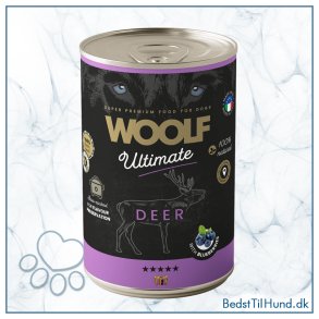 Woolf Ultimate V�dfoder, Deer with Blueberry, 400g