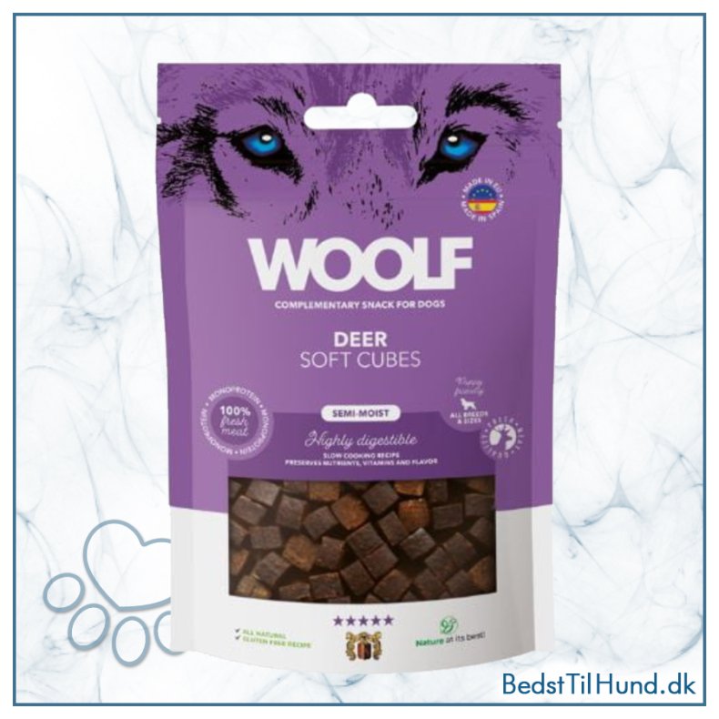 Woolf Soft Cubes Deer, 100g