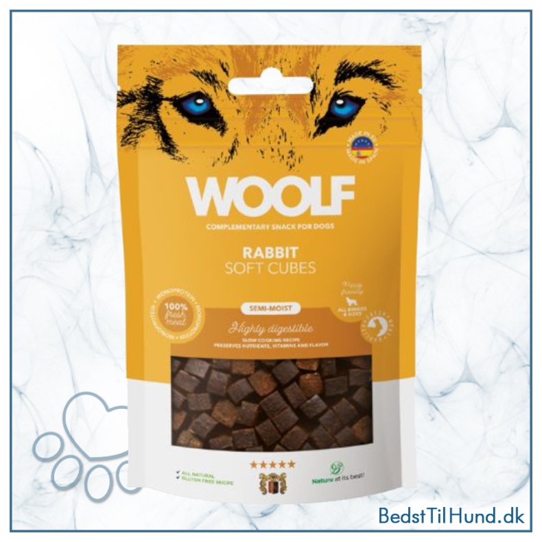 Woolf Soft Cubes Rabbit, 100g