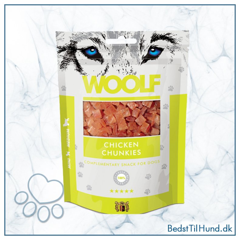 Woolf Chicken Chunkies 100g
