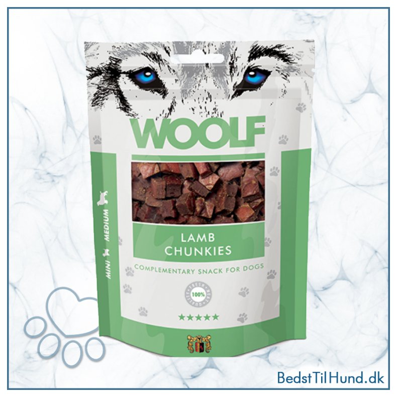 Woolf Lamb Chunkies 100g